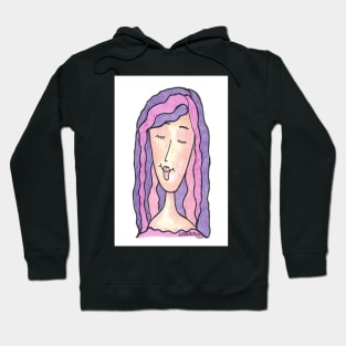 Squiggles - Pink & Purple Hoodie